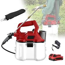 Photo 1 of 1 Gallon Lawn Sprayer Compatible with Milwaukee 18v Battery, 40 PSI Handheld Garden Sprayer w/2.0Ah Battery, Telescopic Spray Wand, Adjustable Nozzle, for Spraying Plants, Watering, Weeds