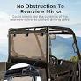 Photo 1 of KEMIMOTO UTV Tinted Rear Window Compatible with Polaris Ranger Midsize 570 500 SP / Crew 2015-2023 Anti UV Scratch Resistant PC ETX EV, Back Windshield Fit Roof (Not Fit Fullsize) Accessories Parts