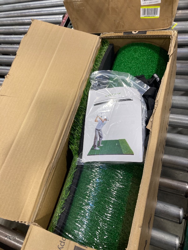 Photo 1 of 5x4ft Hitting Thickened Artificial Turf Practice Golf Mat for Outdoor & Indoor, Gifts for Men/Golfers