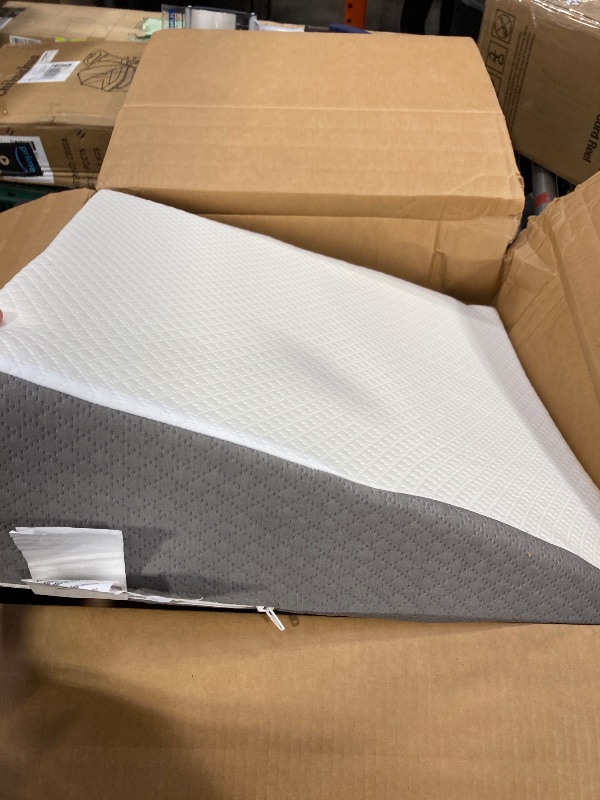 Photo 1 of Cozymaker 7.5" Bed Wedge Pillow for Sleeping After Surgery, Back Support, Leg Elevation, Gerd Acid Reflux, Neck Pain, Snoring, Cooling Memory Foam Triangle Incline Wedge, Removable Washable Cover