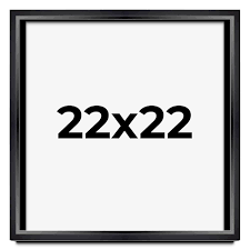 Photo 1 of 22x22 Shadow Box Black Beveled Display Frame