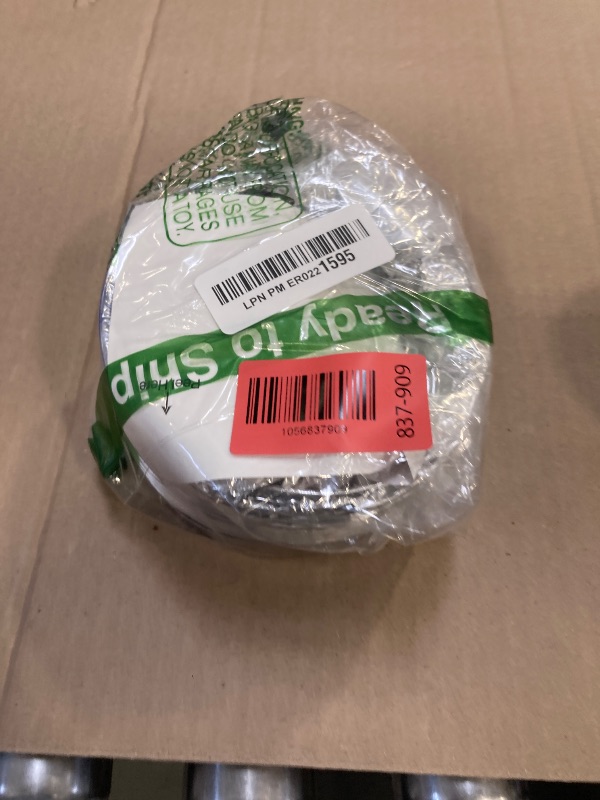 Photo 1 of 5 Inch Duct 5 Feet, Hon&Guan Flexible Dryer Vent Hose For Tight Space Dryer Exhaust Hose Aluminum Duct For Heating and Cooling Ventilation-with 2 Clamps