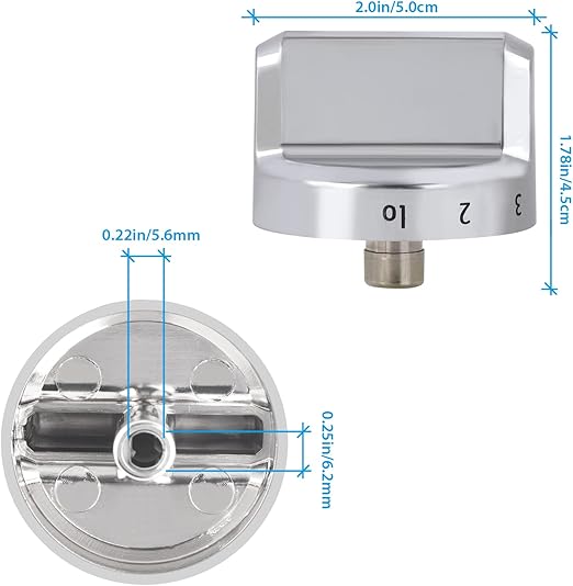 Photo 1 of Stove Knob Replacements, Compatible with Frigidaire Gas Stove Range Oven Knobs 2 PK