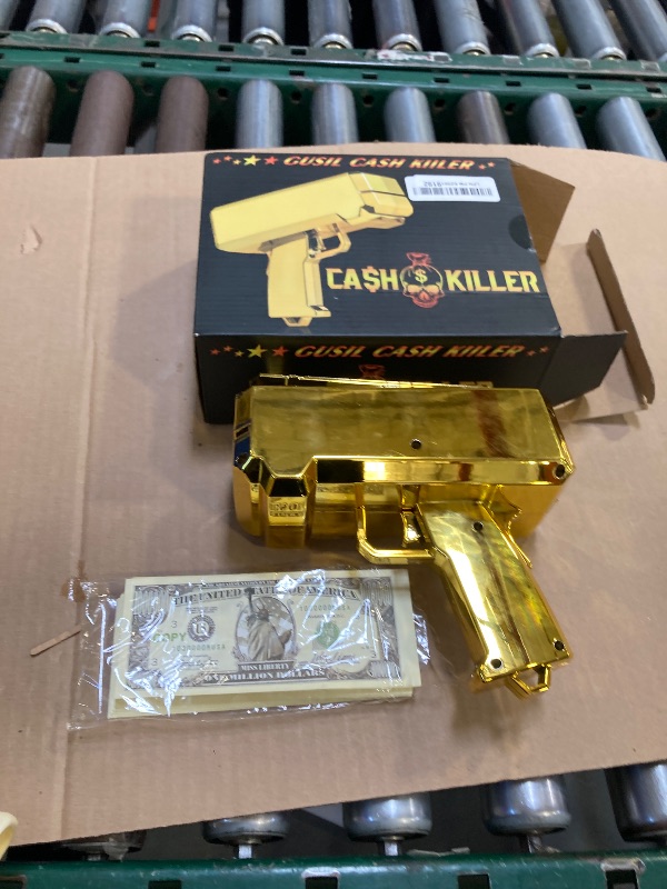 Photo 1 of Money  Shooter—Gusil Cash Cannon Bills Gun Make It Rain Toy Gun,Handheld Spary Cash Gun for Game Movies Party Supplies