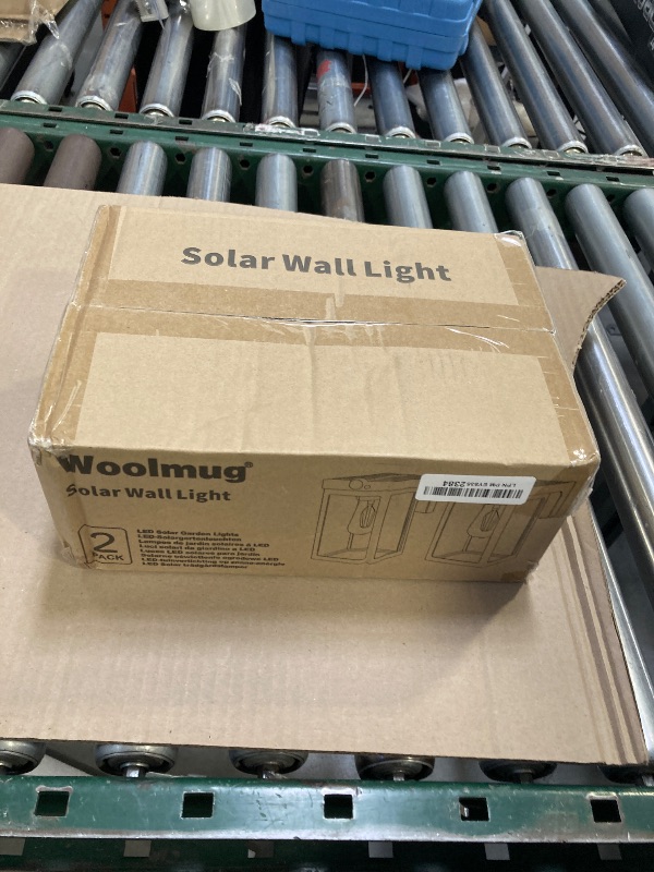 Photo 1 of [2 Pack] Solar Porch Lights Outdoor Motion Sensor, Solar Wall Lights with 2 Modes & Waterproof, Dusk to Dawn LED Outdoor Solar Lights for House, Exterior Front Porch Patio Fence Security Lamp