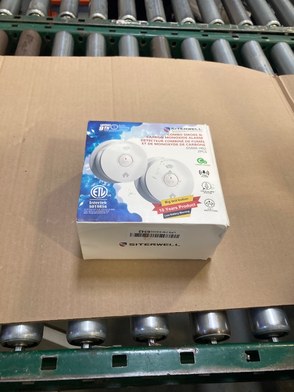 Photo 1 of Siterwell  Detector Carbon Monoxide Detector Combo 10 Year Battery, Meets UL217-9th Standards, Reduced Nuisance Alarms, Smoke and Carbon Monoxide Detector with Bilingual Voice Alerts, 2 Pack