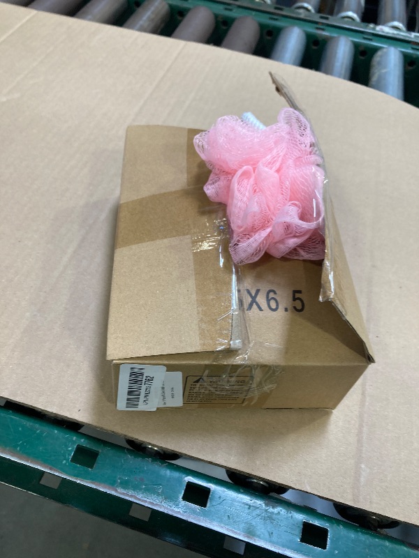 Photo 1 of 10 Pack of Bath Loofah Shower,Small Size Sponge Pouf Body Scrubber Exfoliator Scrubber Ball,Mesh Bath and Shower Sponge for Kids Women Men Body Wash Bathroom