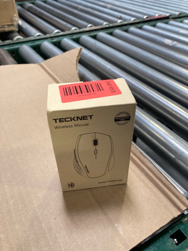 Photo 1 of TECKNET Bluetooth Mouse, 4800 DPI Wireless Mouse, 2-Year Battery 6 Adjustable DPI, 6 Buttons Compatible with Laptop/Windows/Computer - Black