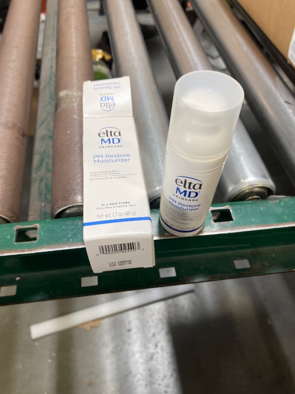 Photo 1 of EltaMD PM Restore Face Moisturizer, Night Moisturizer for Face, Facial Cream Safe For All Skin Types, 1.7 oz Pump