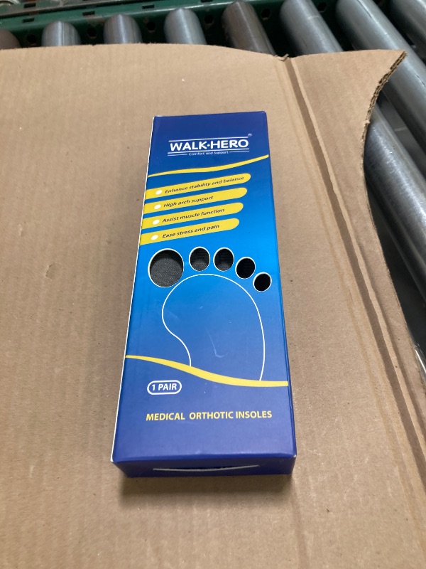 Photo 1 of Plantar Fasciitis Feet Insoles Arch Supports Orthotics Inserts Relieve Flat Feet, High Arch (Mens 8-8 1/2 | Womens 10-10 1/2)
