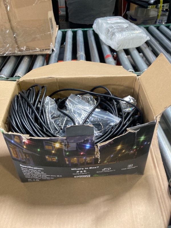 Photo 1 of XMCOSY+ 96FT Smart Outdoor String Lights - RGBCWIC Dimmable Acrylic Bulbs, Color Changing LED Patio Lights APP WiFi Control, Compatible with Alexa, IP65 Waterproof Outdoor Lights for Backyard Porch