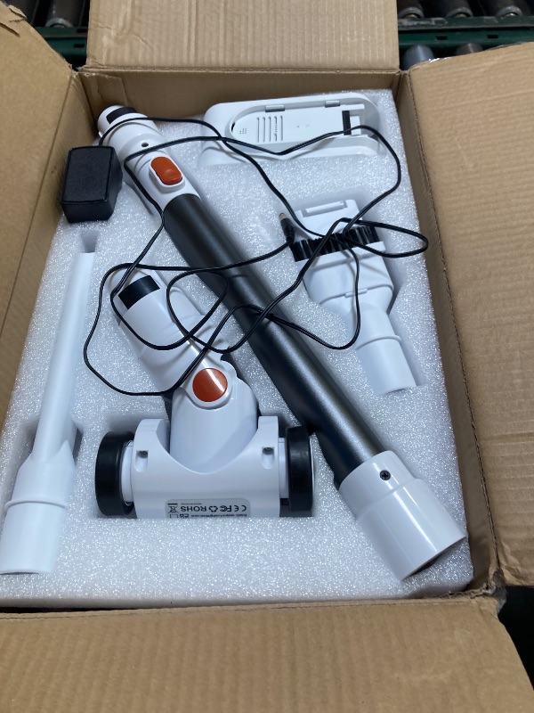 Photo 1 of Tikom V500 Cordless Vacuum Cleaner for Home, 40000Pa/450W Stick Vacuum with LED Touch Screen, Charging Wall Dock, Anti-Tangle, Lightweight Handheld Vacuum for Pet Hair, Hard Floor, Carpet
