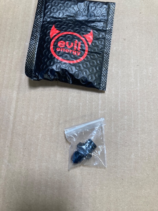 Photo 1 of EVIL ENERGY 8AN Male to Male Flare Coupler Union Straight Fuel Hose Adapter Fitting Blac