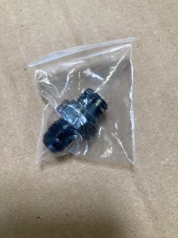 Photo 1 of EVIL ENERGY 8AN Male to Male Flare Coupler Union Straight Fuel Hose Adapter Fitting Blac