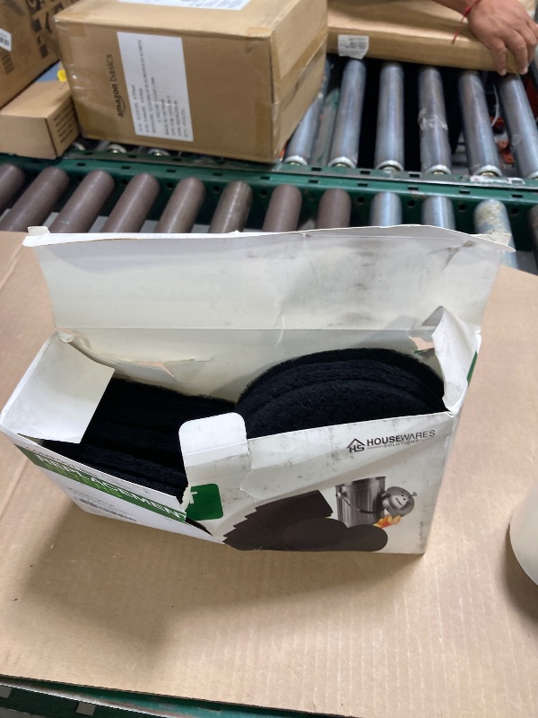 Photo 1 of 12 Pieces Counter Top Activated Carbon Compost Bin Filters - Extra Thick Indoor Pail Replacement Charcoal Caddy Filters Refill, 0.4" Thickness