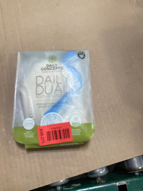 Photo 1 of Daily Dual Texture Scrubber - Daily Concepts - Regular texture where you need more exfoliation and soft texture for the more gentle parts of your body