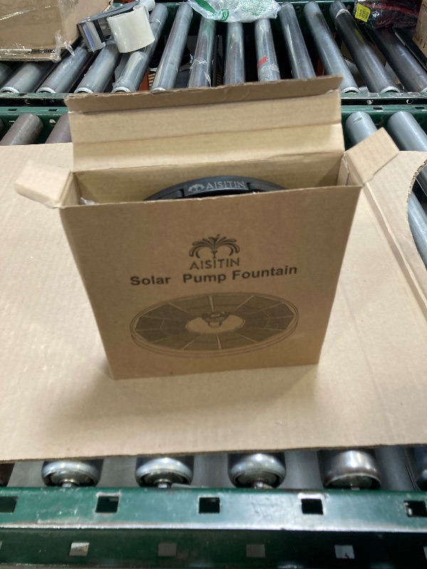 Photo 1 of AISITIN 3.5W Solar Fountain Pump for Water Feature Outdoor DIY Solar Bird Bath Fountain with Multiple Nozzles, Solar Powered Water Fountain for Garden, Ponds, Fish Tank and Aquarium