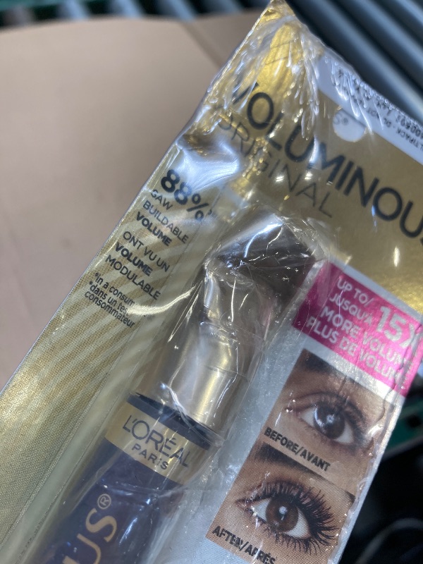 Photo 1 of L'Oreal Paris Makeup Voluminous Original Volume Building Mascara, Black, 2 Count