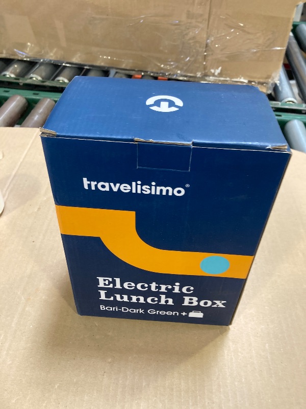 Photo 1 of TRAVELISIMO Electric Lunch Box for Adults, 80W Heated Lunch Box 1.5L Stainless Steel Portable Food Warmer, 12/24/110V Lonchera Electrica Portatil for Travel & Work, Loncheras para Hombres de Trabajo