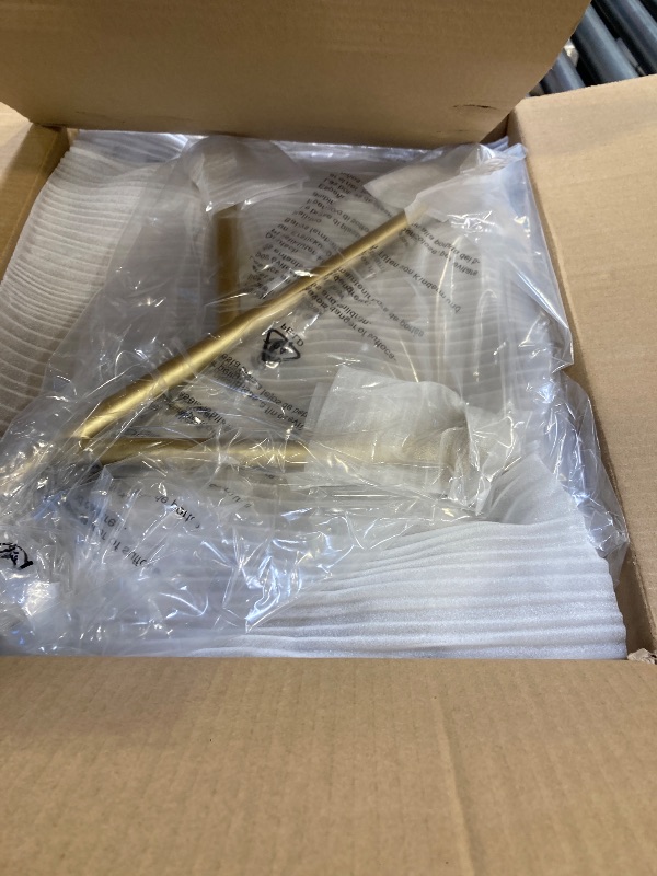 Photo 1 of 9MMML Modern Semi Flush Mount Ceiling Light, 46'' Gold Sputnik Chandelier with Glass Shade, 6-Light Close to Ceiling Light Fixture for Living Room, Dining Room, Bedroom, Kitchen Island, G9 Base, 24W