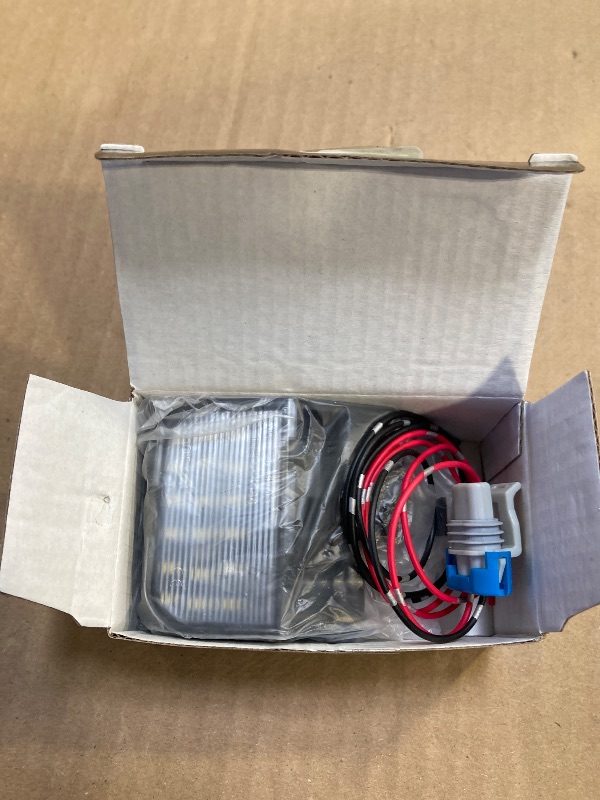 Photo 1 of LED Under Hood Light Assembly for 2003 2004 2005 2006 Chevy Silverado/GMC Sierra 1500 2500 3500 Xenon White Led Hood Engine Compartment Lamp Kit with Harness OEM GM 12450086 5722759