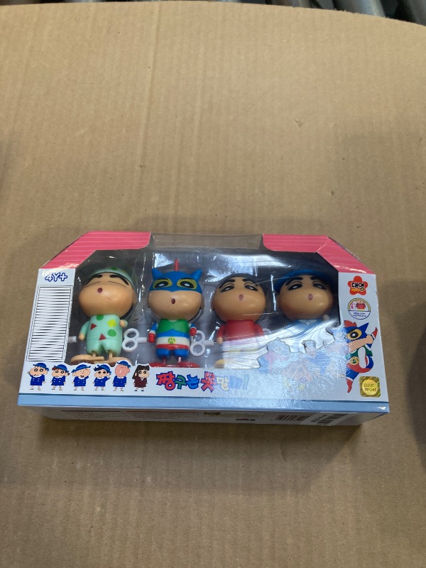 Photo 1 of ?? Crayon Shinchan Manual Winding Figure 4p Set