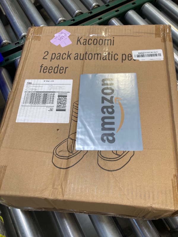 Photo 1 of Kacoomi Automatic Dog Cat Feeder and Water Dispenser Gravity Food Feeder and Waterer Set with Pet Food Bowl for Small Medium Dog Puppy Kitten, Large Capacity 1 Gallon x 2