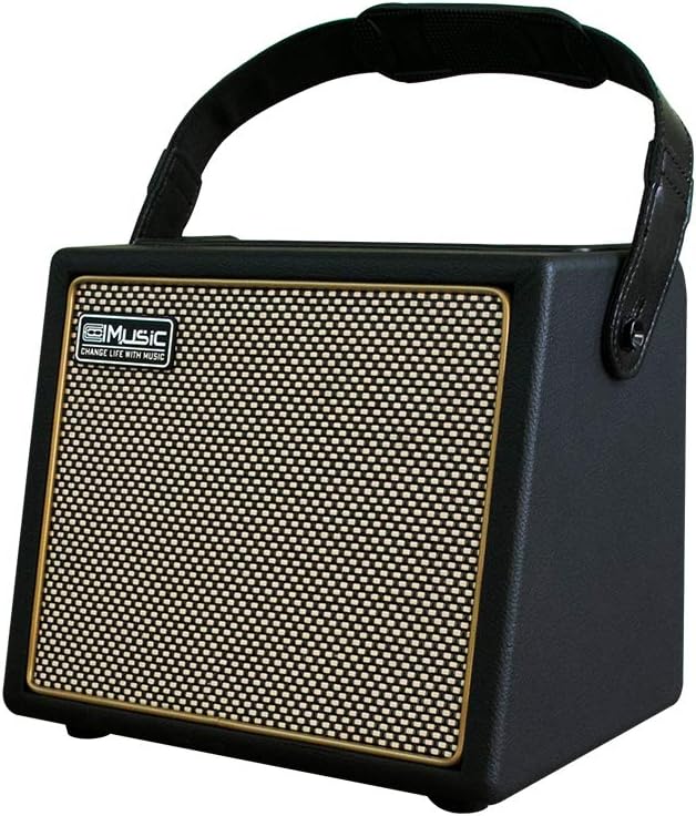 Photo 1 of Acoustic Guitar Amplifier, 30 Watt Bluetooth Speaker Rechargeable Portable Acoustic Guitar Amp with Reverb Chorus Effect,3 Inputs, Black