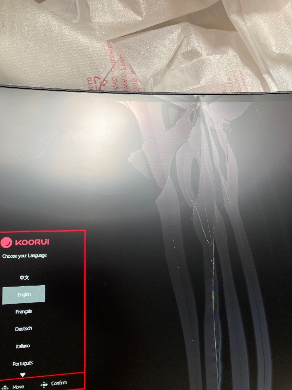 Photo 1 of KOORUI 34-inch Curved Ultrawide WQHD 3440×1440 Gaming Monitor, 165Hz 1000R- PIP/PBP, 1ms(MPRT), HDR400, DCI-P3 95%, FreeSync Premium, 1 x DP 1.4 & 2 x HDMI 2.0, Tilt Height Swivel Adjustment, 34E6UC