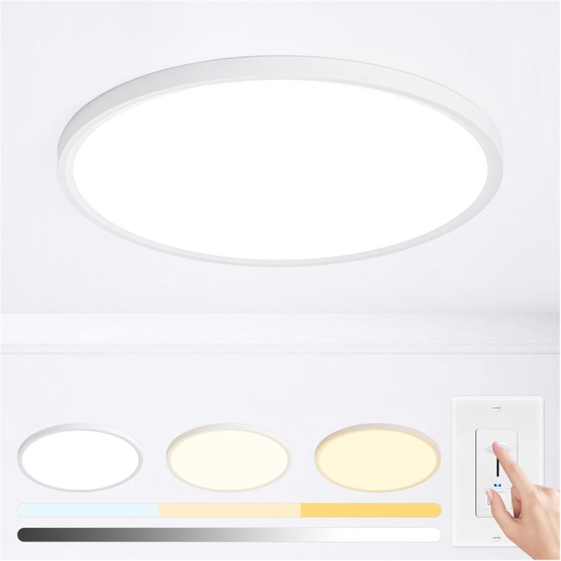 Photo 1 of 20inch Led Ceiling Light Flush Mount Ceiling Light 3000K/4000K/6500K Round

