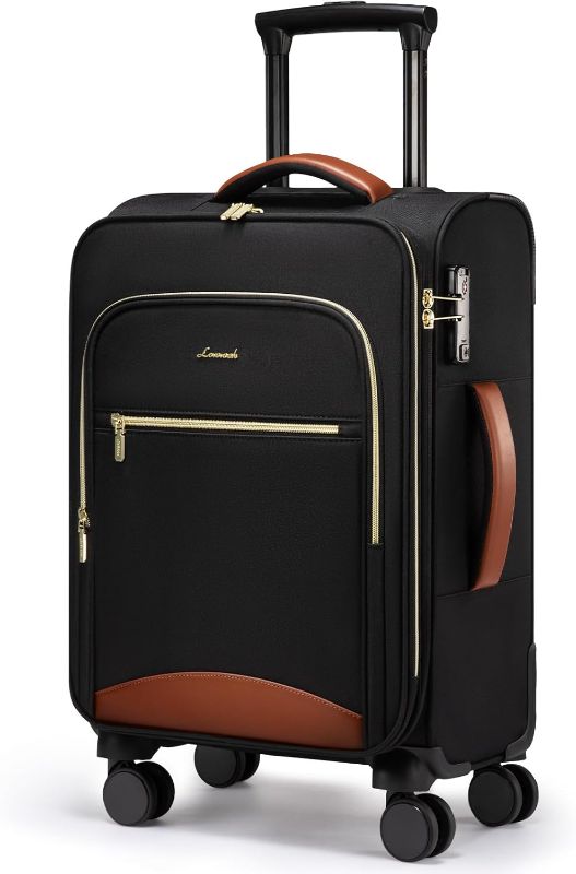 Photo 1 of LOVEVOOK Carry On Luggage 20 Inch Softside Suitcases 
