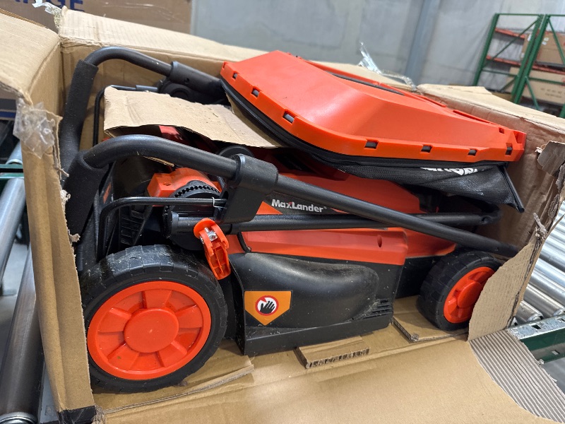 Photo 1 of Maxlander Lawn Mowers, 13 Inch Electric Lawn Mower Cordless, 20V 2-in-1 Battery Powered Lawn Mower with Brushless Motor, 5-Position Height Adjustment, 