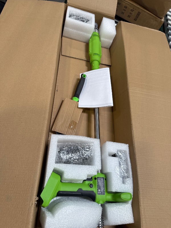 Photo 1 of Electric  Puller Tool: 21V Battery Powered w/ 2pcs 2000mAh, Heavy Duty 3-Claw Steel Root Weeder Stand-Up Remover Picker Grabber Popper, for Dandelion Lawn Garden Yard EWP001
