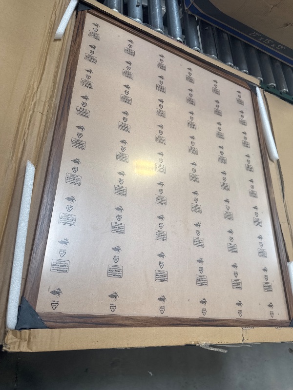 Photo 1 of 24x30 Frame Rustic Brown, Distressed 30x24 Picture Frame, Art Pic Hanging Poster Frame, 24 by 30 Gallery Family Concert Portrait Wall Photo Frame Anniversary/Birthday/Wedding/Thank you/Christmas Gift
