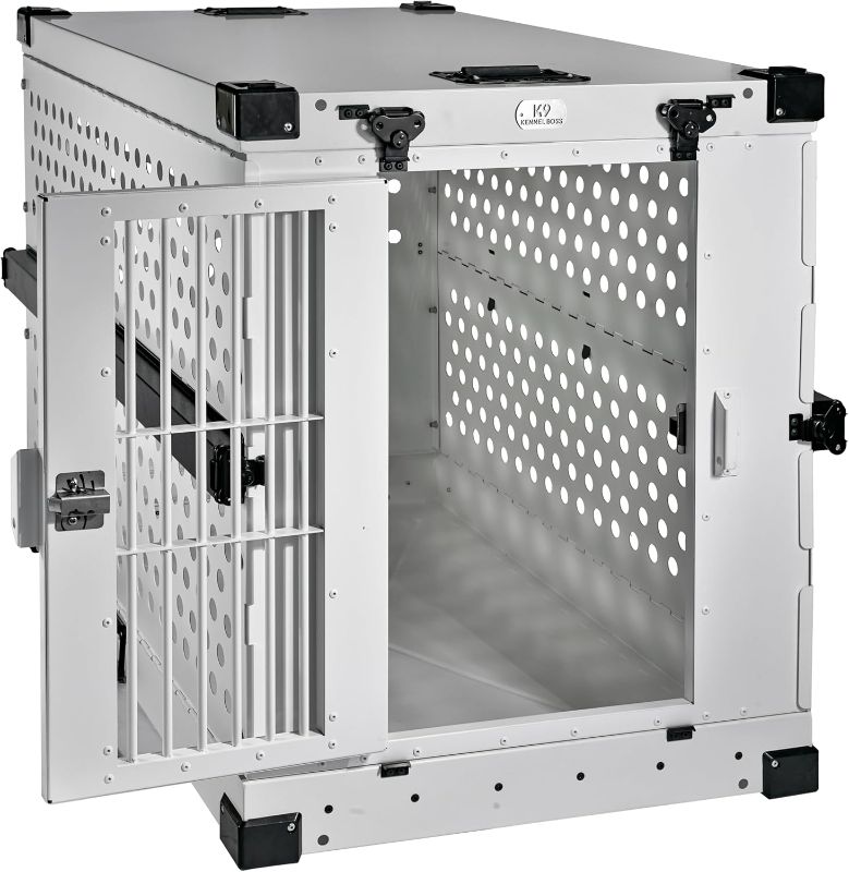 Photo 1 of Heavy Duty Fully Collapsible  Dog Crate - Large (White)
