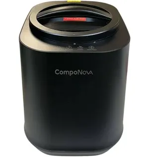 Photo 1 of 4L COMPONOVA Electric Composter for Kitchen, Countertop Compost Bin, Smart Mill Composter Home Indoor Fertilizer Machine Odorless, Turn Waste to Pre-Compost for Plants (Black)