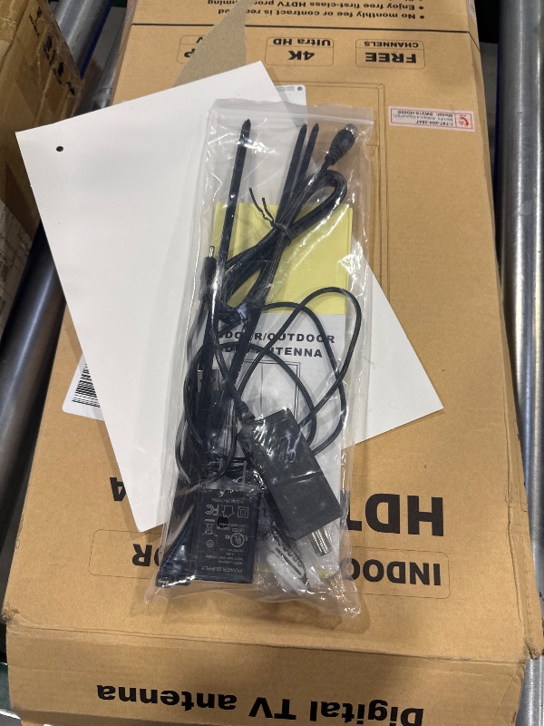 Photo 1 of 2025 Strongest TV Antenna Indoor, 3500+ Miles Outdoor Long Ranges, Digital Antenna for Smart TV, Best Amplifier Signal Booster Support 8K 4K 1080p All TVs VHF UHF - 50FT Cable/AC Adapter
