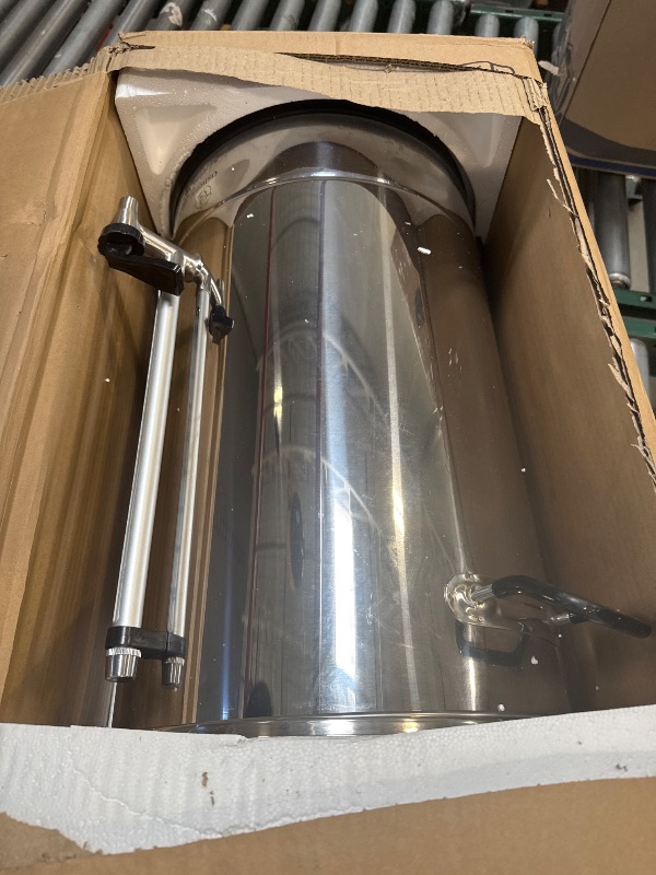 Photo 1 of Commercial Coffee Urn,20L Double Wall Stainless Steel Coffee Maker,Large Capacity Coffee Maker With Quick Brewing & Auto Keep Warm,Hot Beverage Dispenser For Party,Catering
