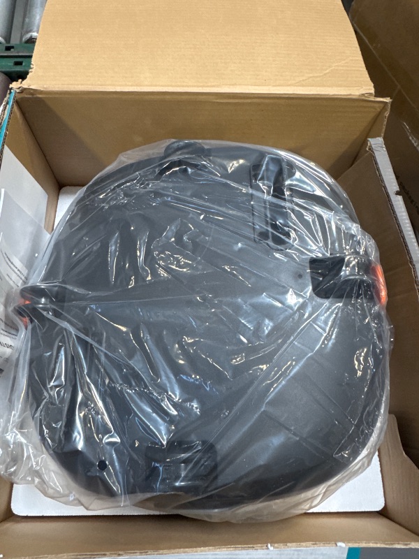 Photo 1 of Robotic Pool Vacuum Cleaner,Portable Swimming Pool Vacuum Self-Parking Technology with LED Indicator,Ideal for Above Ground/Flat Pools up to 860 Sq.Ft,Lasts 90 Mins-Grey
