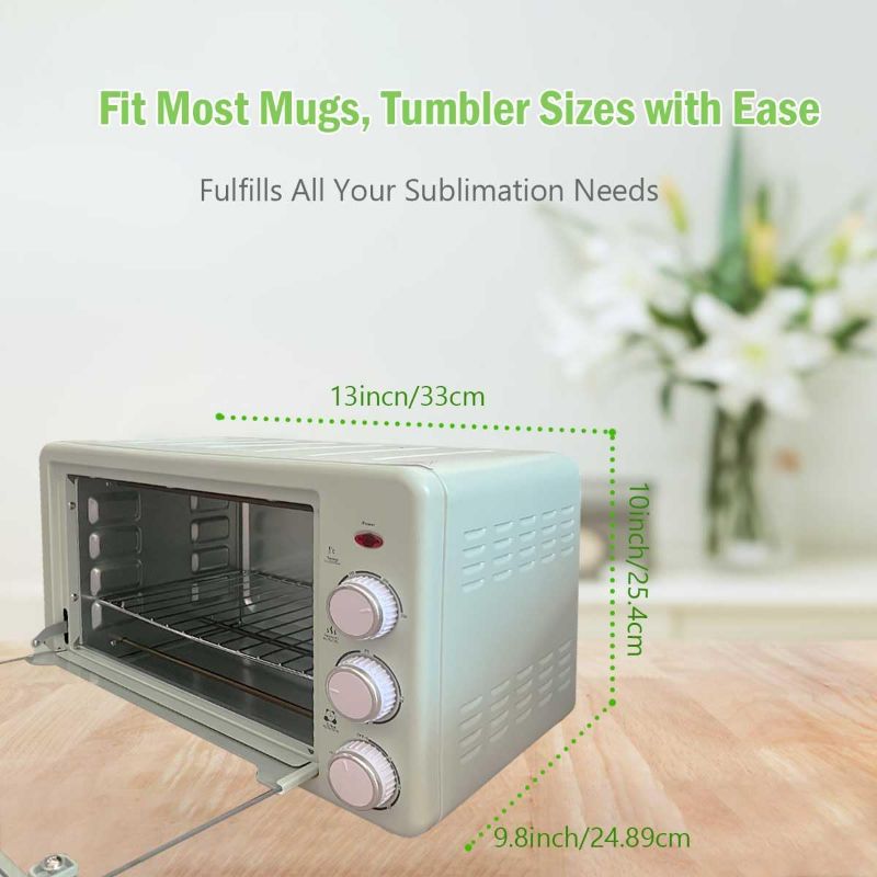 Photo 1 of Sublimation Oven Machine, 22L 110V 1500W Convection Oven for Sublimation Blanks Mugs Tumblers Cups Water Bottles Bulk Printing 