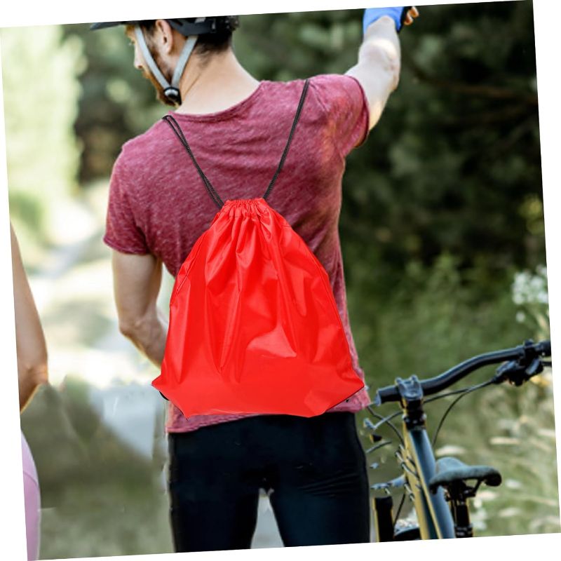 Photo 1 of 2 Pack Drawstring Bags Red 