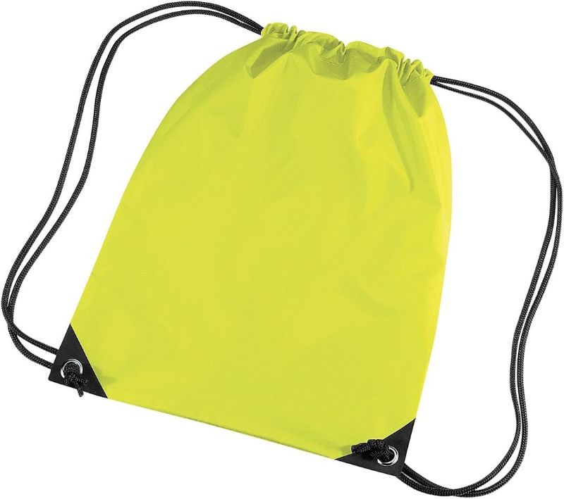 Photo 1 of 2 Pack Drawstring Bags  (Fluoresent Lime Green)
