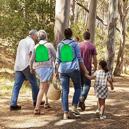 Photo 1 of 2 Pack Drawstring Bags Green