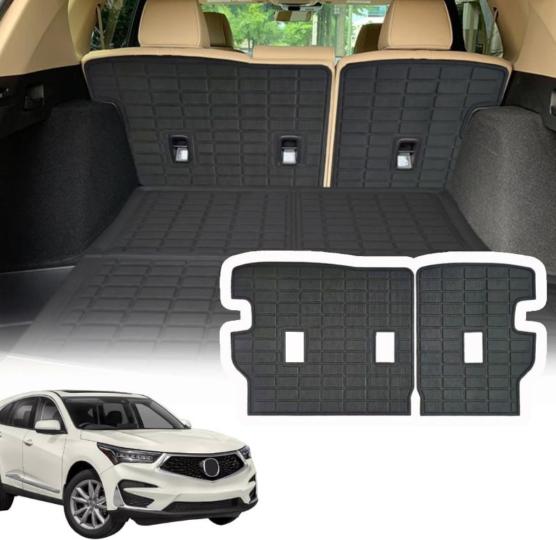 Photo 1 of Cargo Liner Compatible with 2019-2025 Acura RDX Back Seat Cover Protector(Backrest Mats)