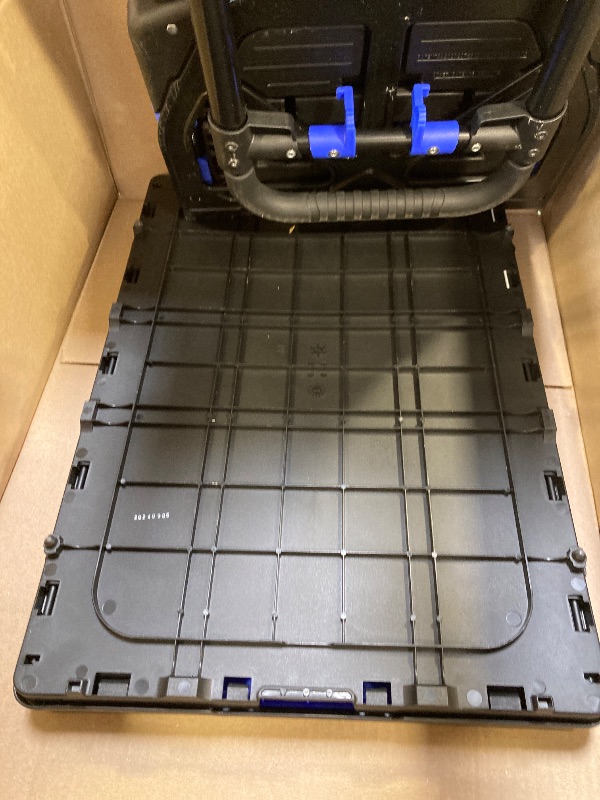 Photo 1 of 2-in-1Folding Hand Truck Dolly with Folding Basket