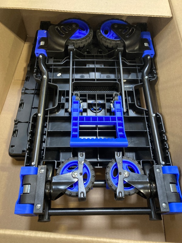 Photo 1 of 2-in-1Folding Hand Truck Dolly with Folding Basket