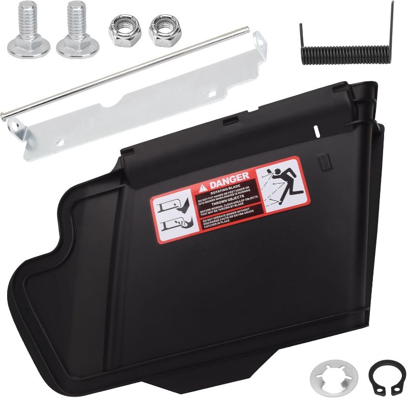 Photo 1 of TCA16388 Discharge Chute Kit Compatible with John Deere 54C, 54D, 48C, 62D, X300, X304, Z355E, Z355R, Z375R Lawn Tractors, Replaces TCA16387 AM128245 AM128170 AM126290 M136526

