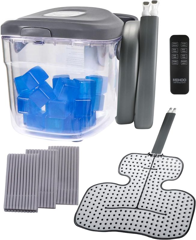 Photo 1 of Cold Therapy System, On-Off Loop Mode Programable, Post-Surgery Pain Reliever, Ice Therapy Machine for Knee After Surgery, Including Wireless Remote
