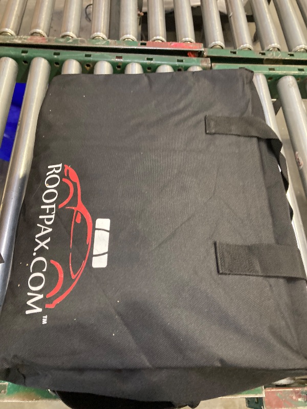 Photo 1 of RoofPax Waterproof 19 Cubic Feet Rooftop Cargo Carrier Bag – Heavy Duty Car Roof Storage with Double Zipper & Tie Down Straps – Fits Cars with or Without Roof Rack