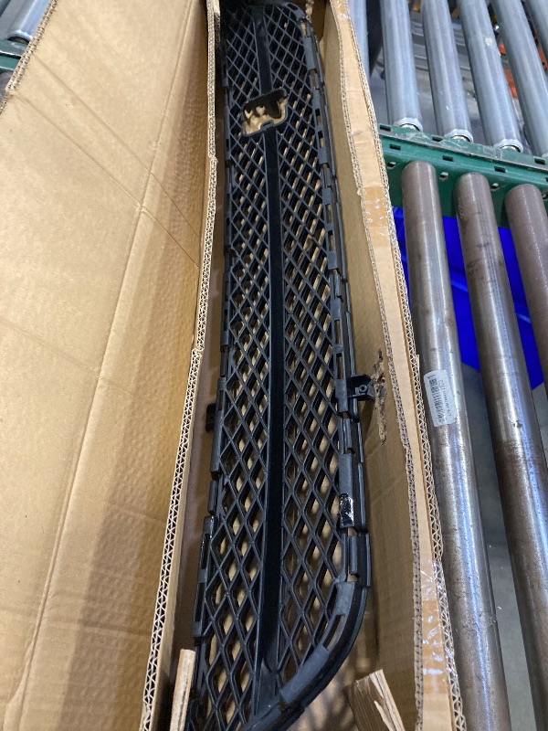 Photo 1 of #622541NF1A IN1036100 Front Bumper Lower Grille Compatible with 2010-2013 Infiniti G37 Sedan | 2011-2012 G25 (Base/Journey) | 2015 Q40 (Base/Journey), Replacement Under Gill (Glossy Black)
